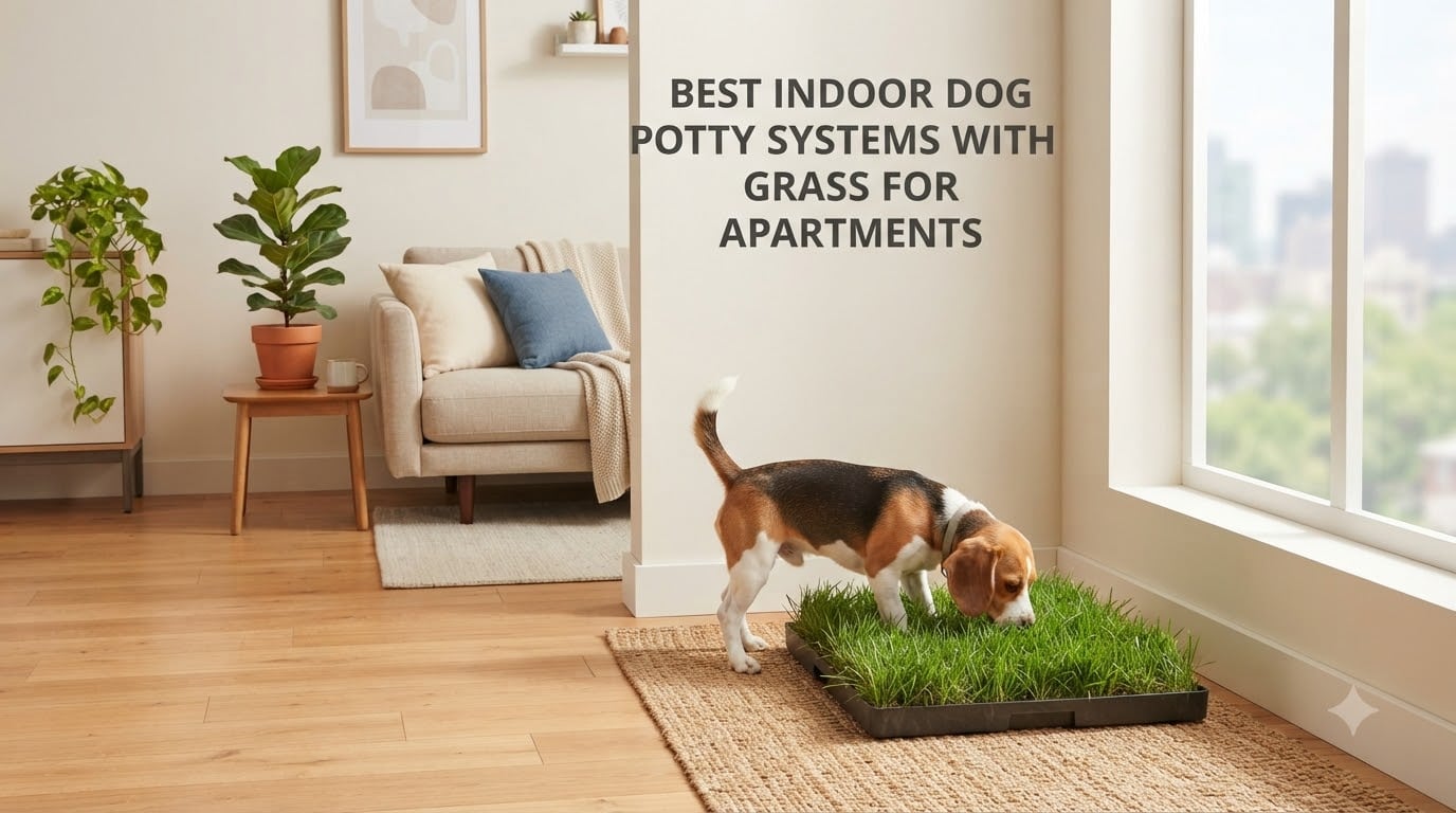 best indoor dog potty systems with real grass for apartments