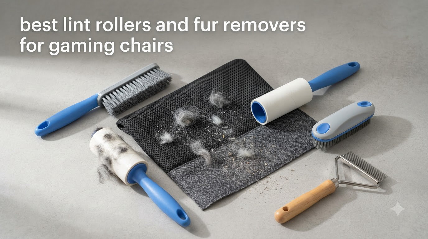 best lint rollers and fur removers for gaming chairs