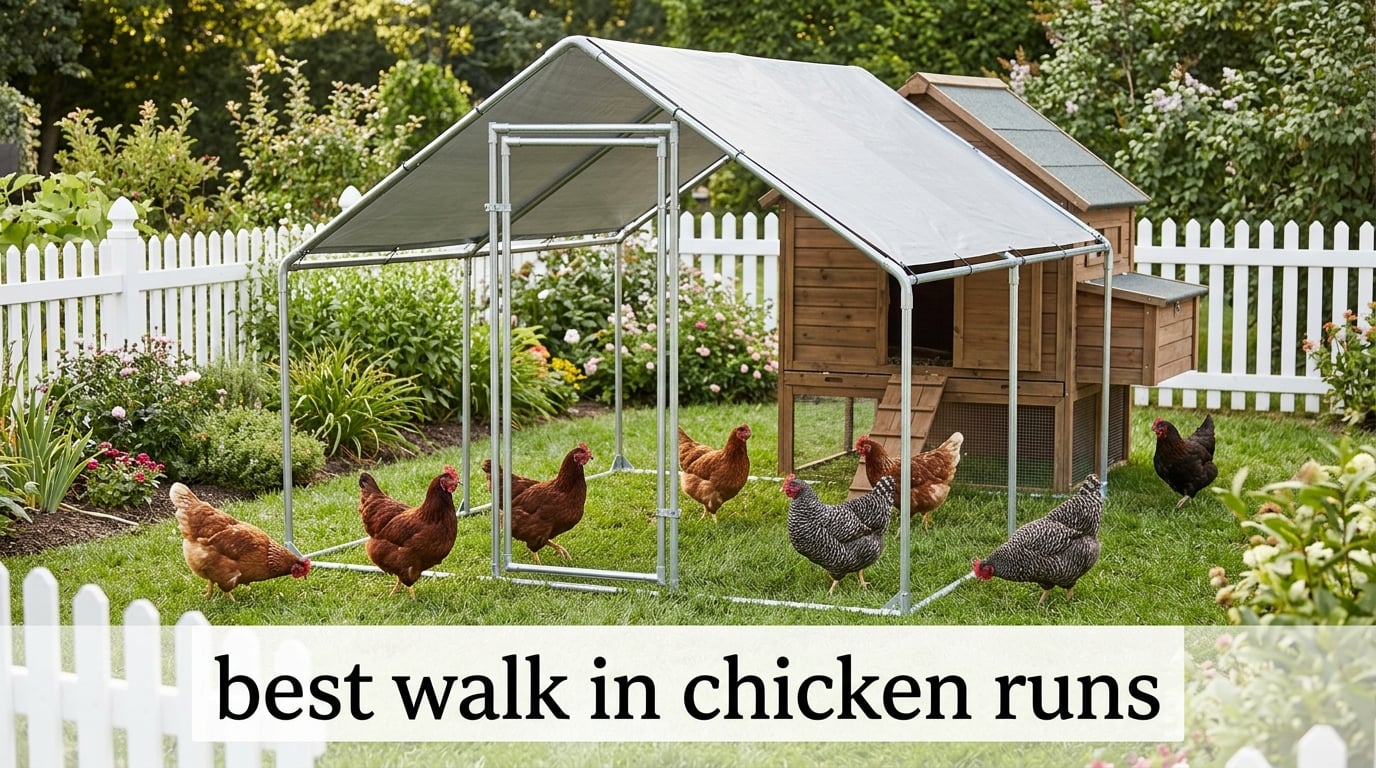best walk in chicken runs