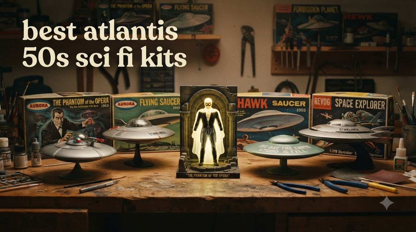 best atlantis 50s sci fi kits