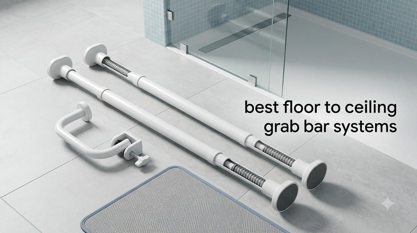best floor to ceiling grab bar systems
