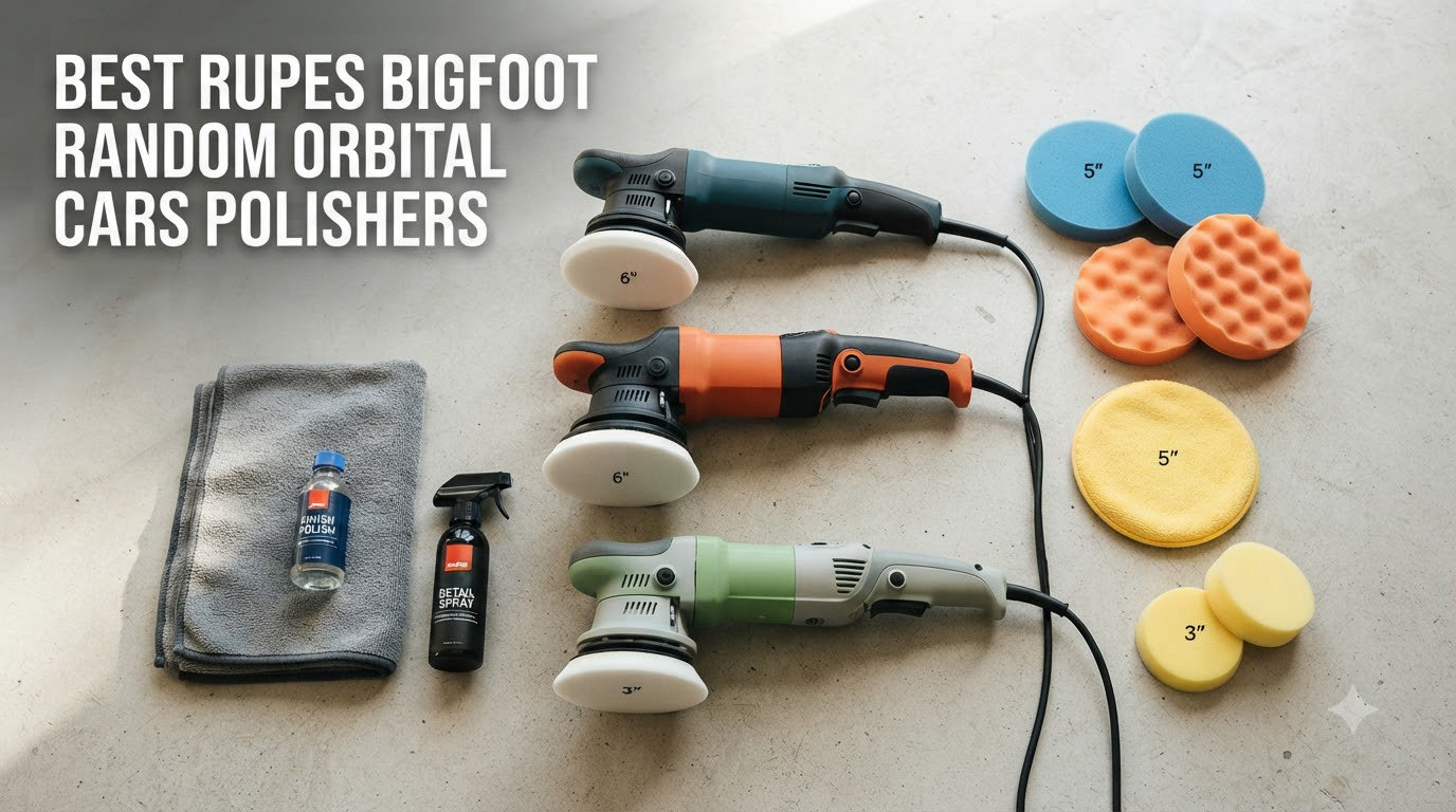 best rupes bigfoot random orbital cars polishers