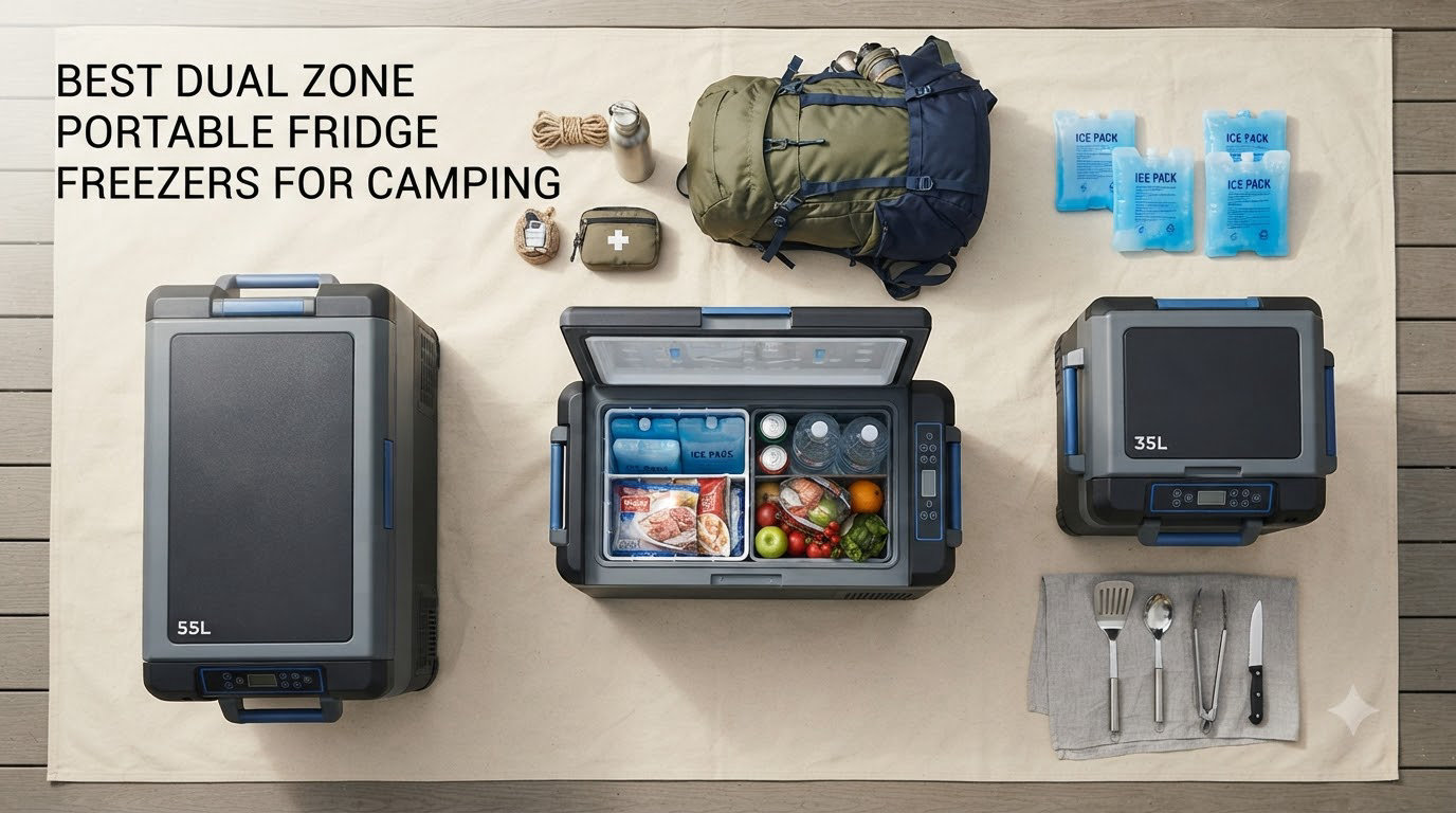 best dual zone portable fridge freezers for camping