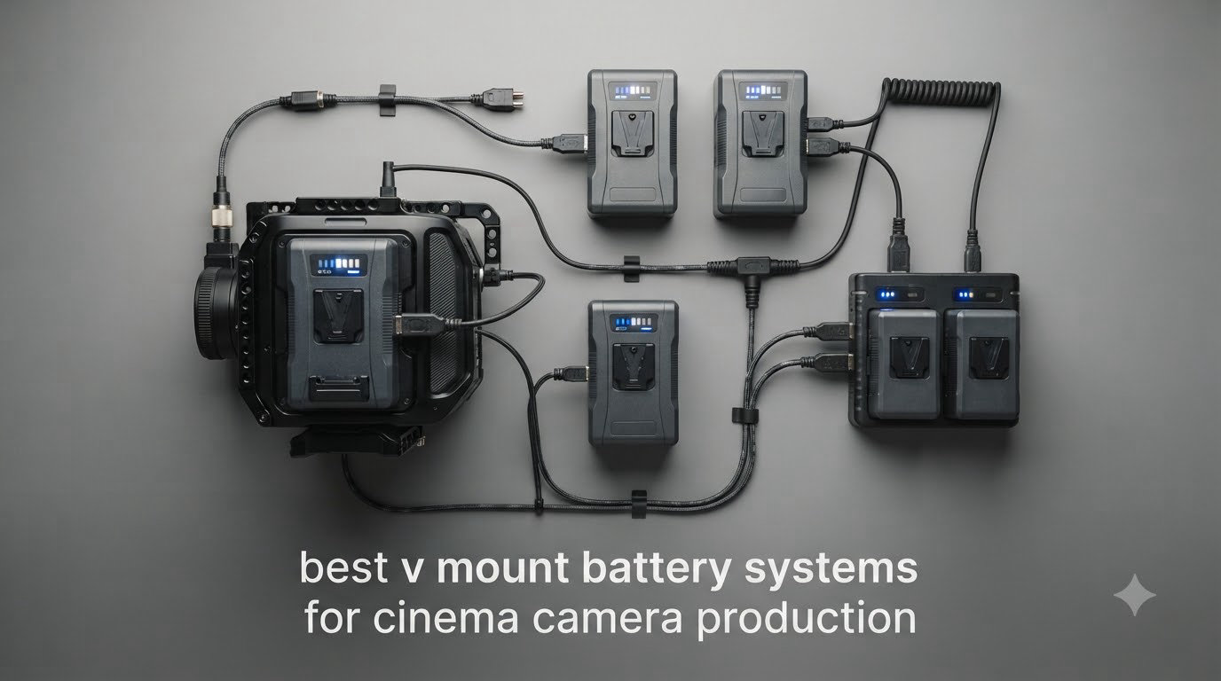 best v mount battery systems for cinema camera production