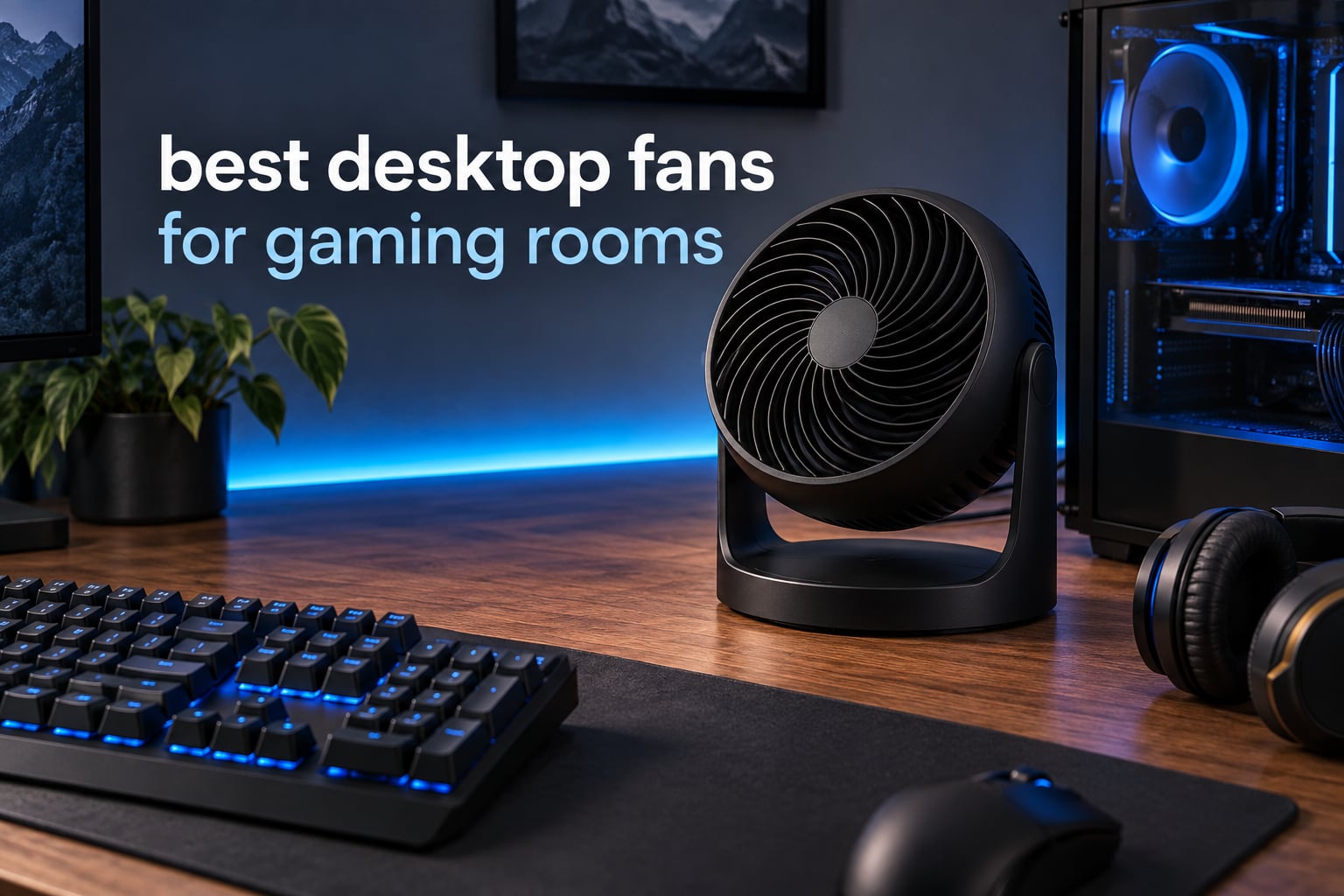 best desktop fans for gaming rooms