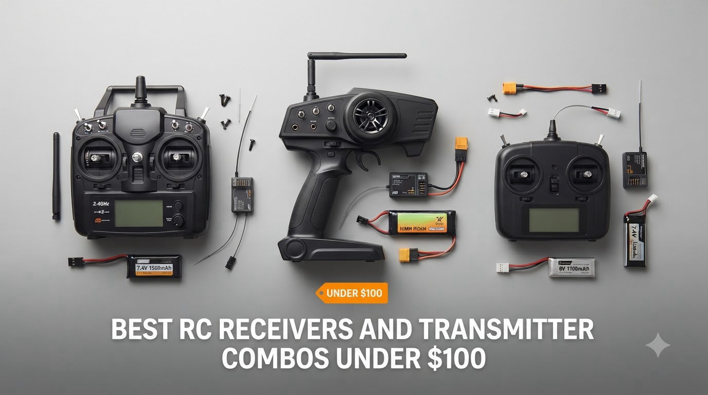 best rc receivers and transmitter combos under $100