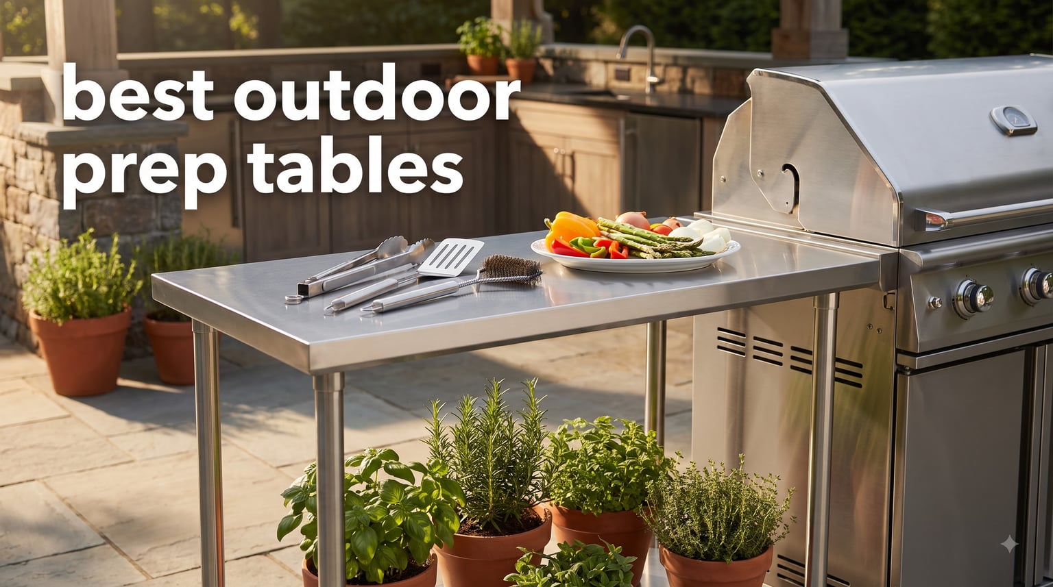 best outdoor prep tables