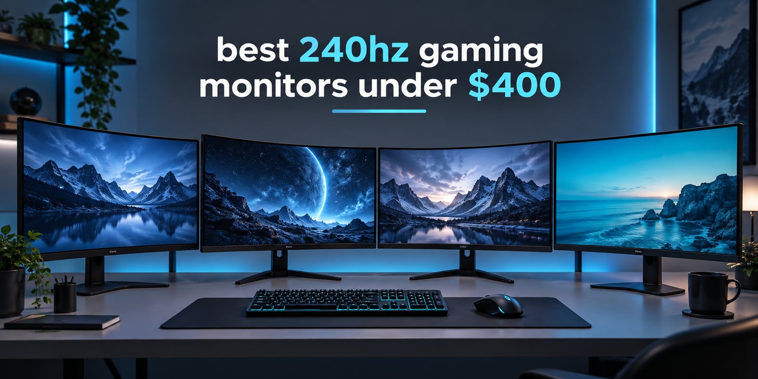 best 240hz gaming monitors under $400