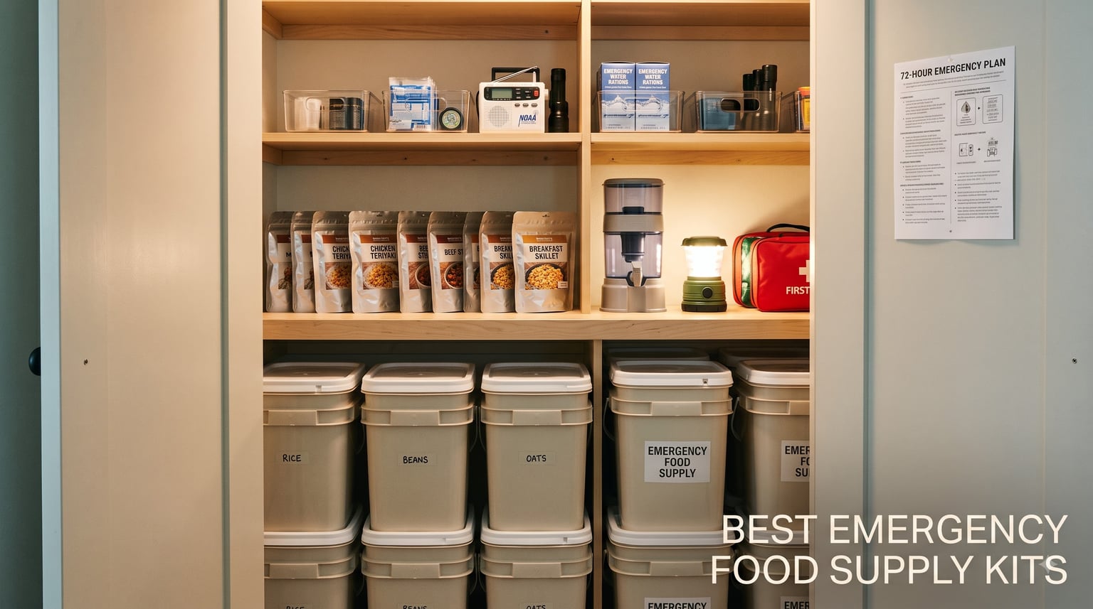 best emergency food supply kits