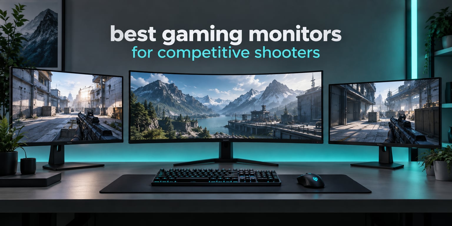 best gaming monitors for competitive shooters
