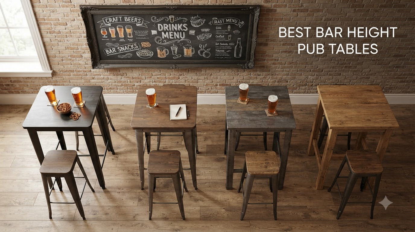 best bar height pub tables