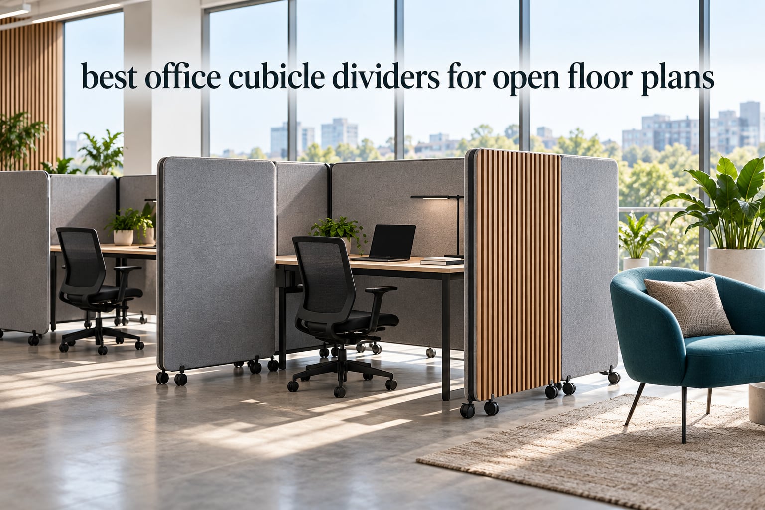 best office cubicle dividers for open floor plans