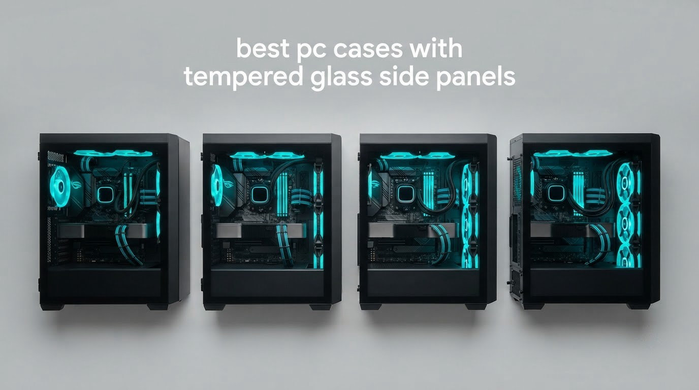 best pc cases with tempered glass side panels