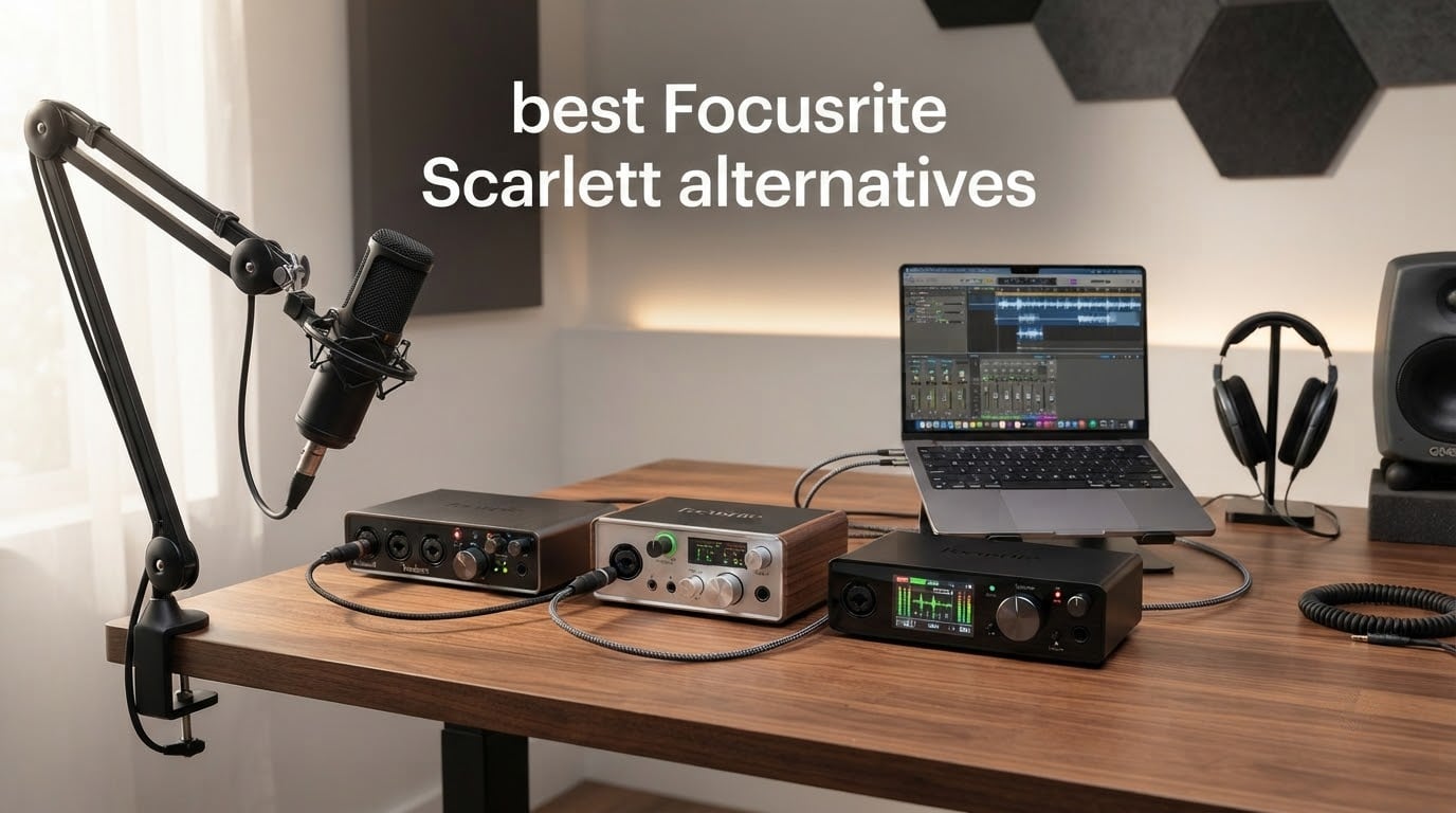 best Focusrite Scarlett alternatives