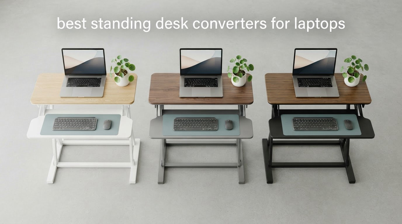 best standing desk converters for laptops