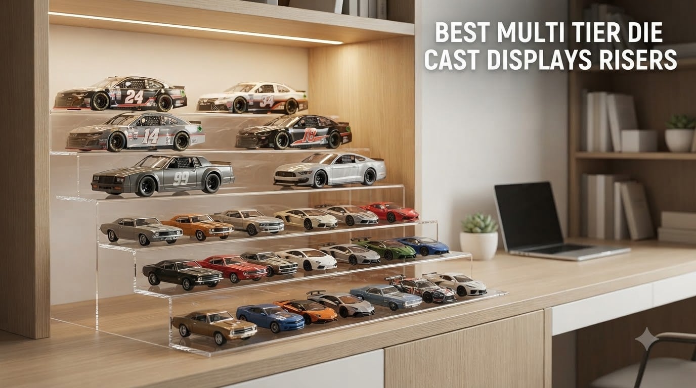 best multi tier die cast displays risers