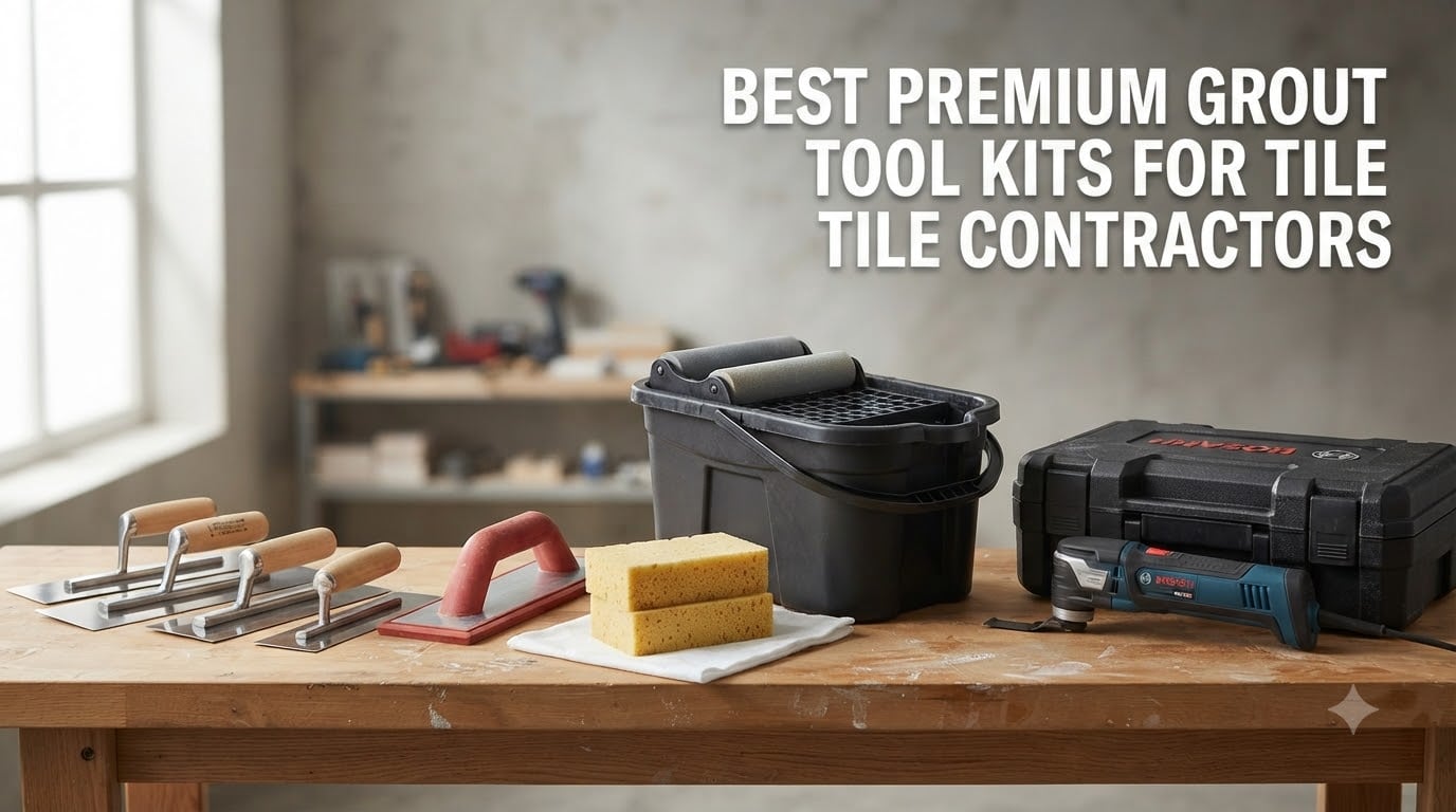best premium grout tool kits for tile contractors