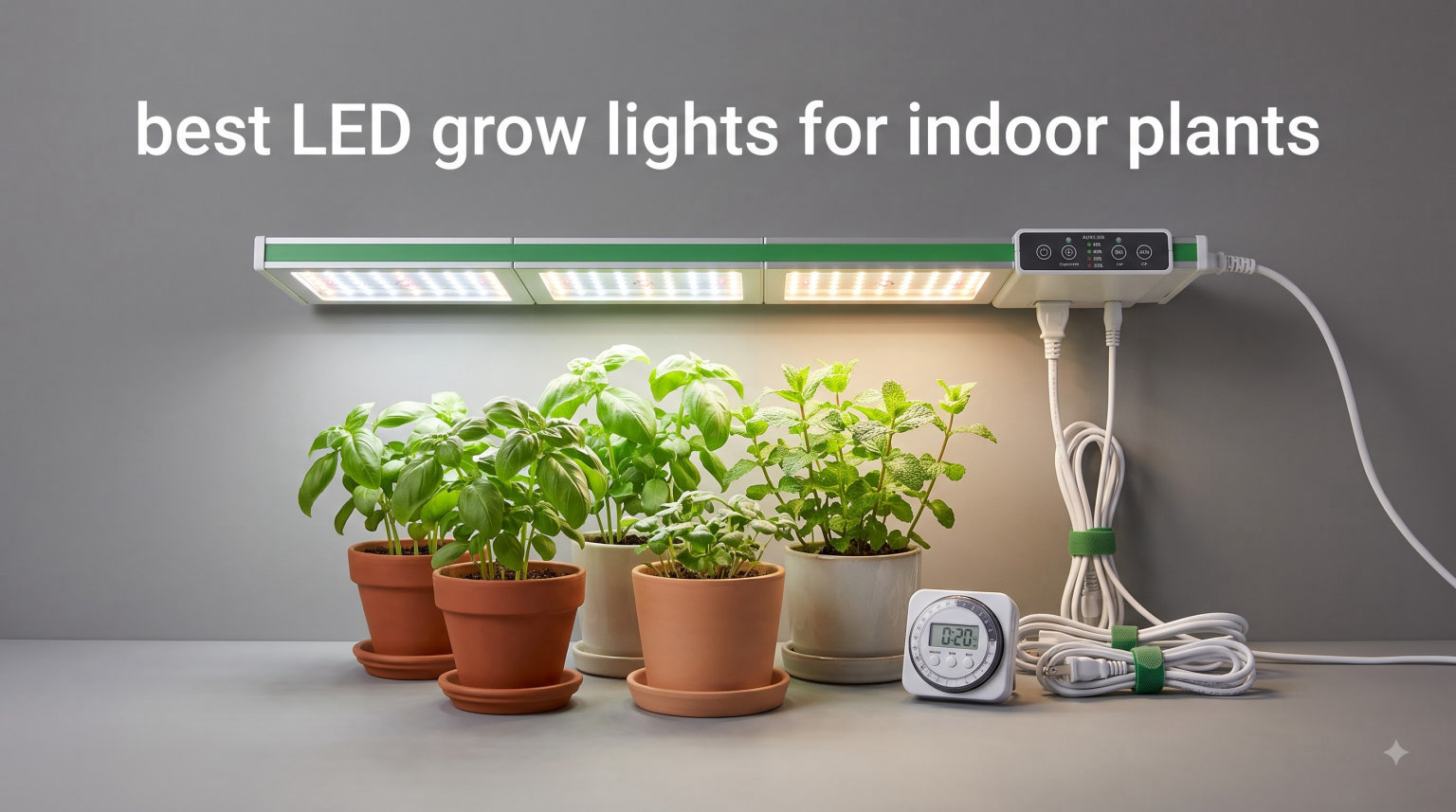 best LED grow lights for indoor plants