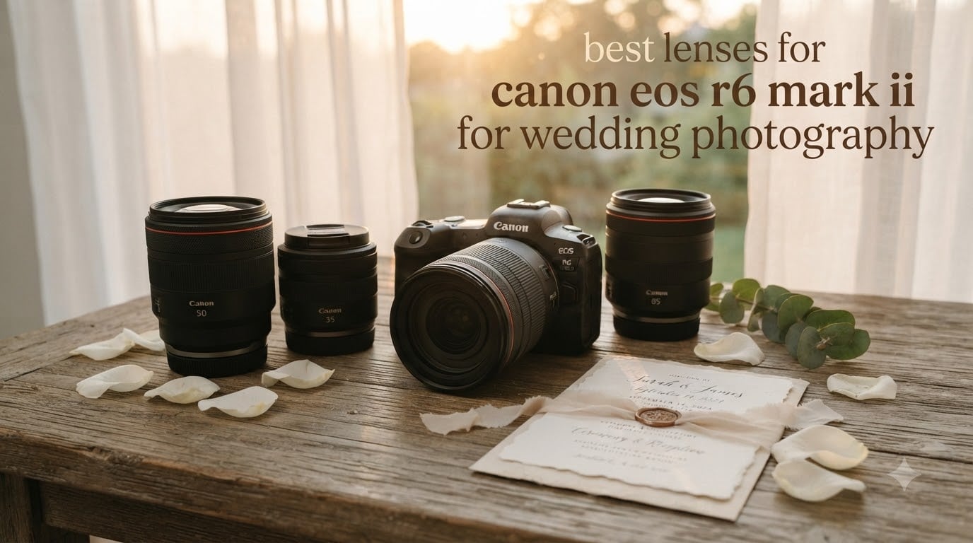 best lenses for canon eos r6 mark ii for wedding photography