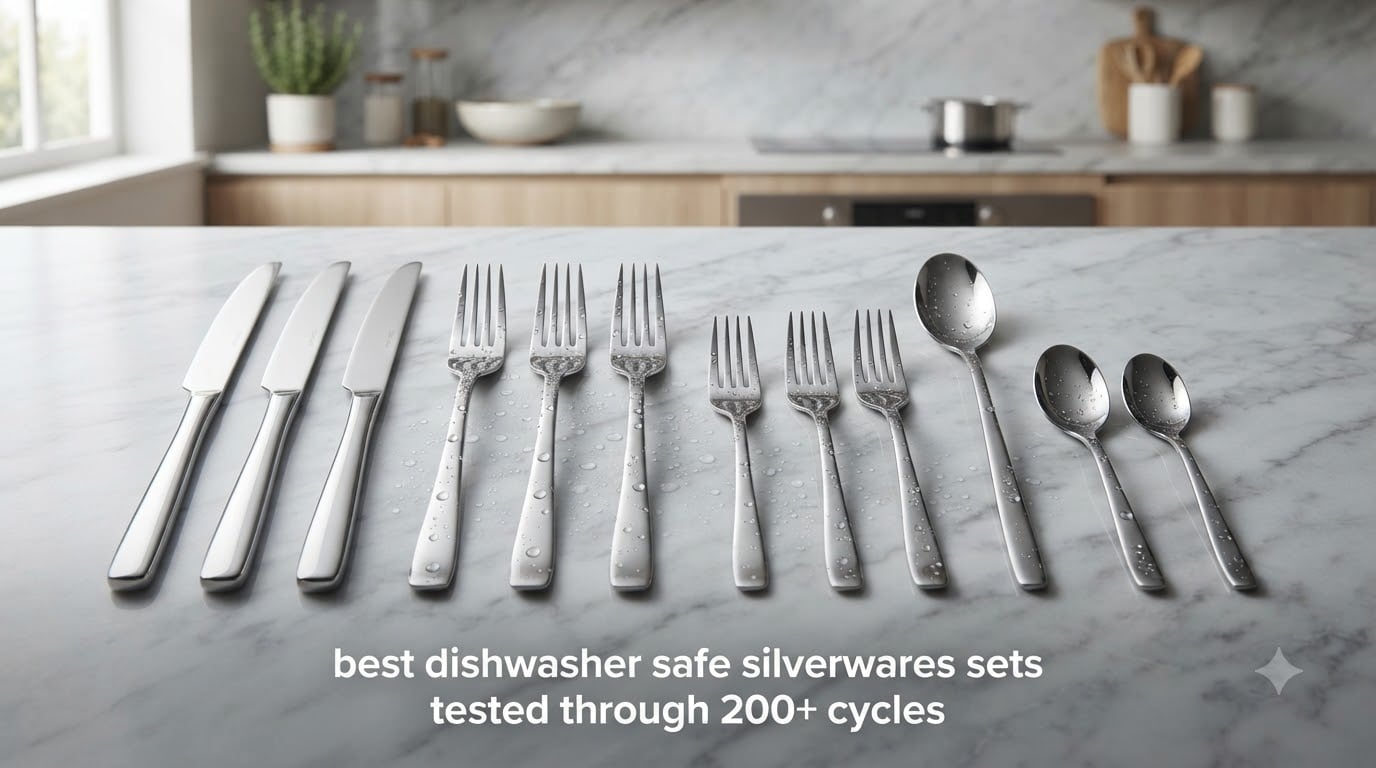 best dishwasher safe silverwares sets tested through 200+ cycles