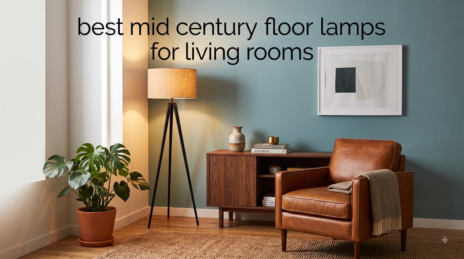 best mid century floor lamps for living rooms