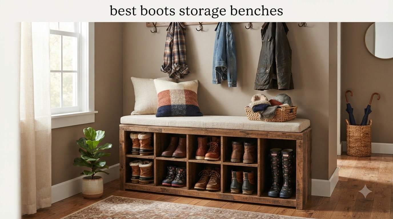 best boots storage benches