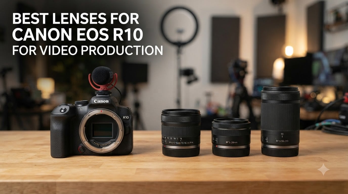 best lenses for canon eos r10 for video production