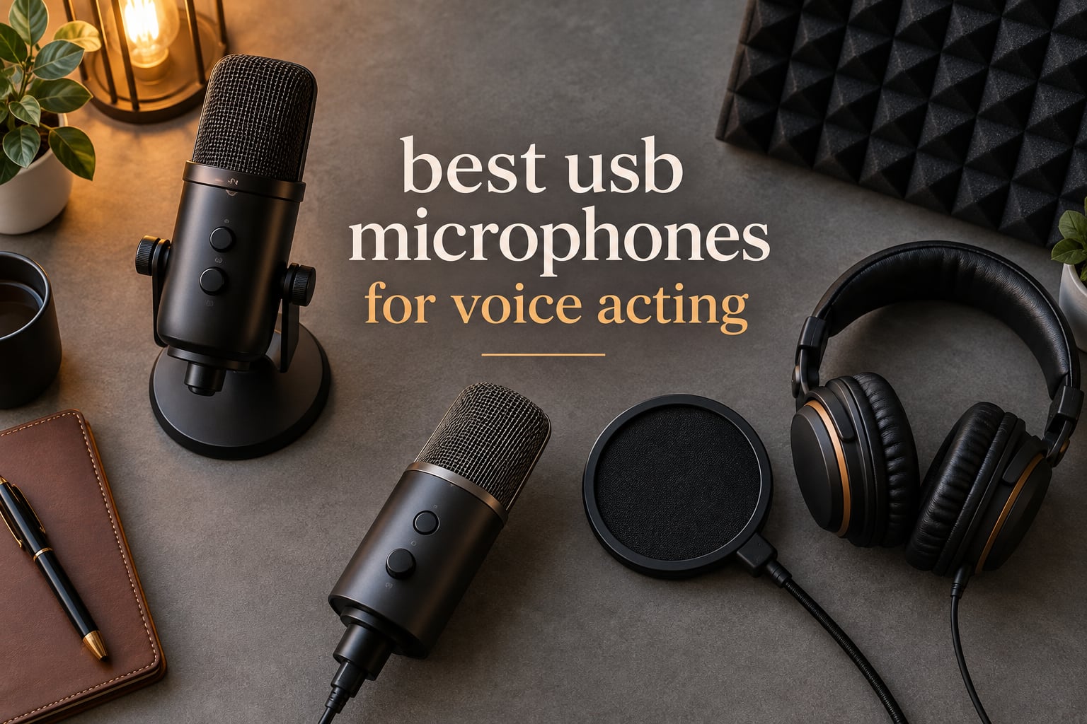 best usb microphones for voice acting