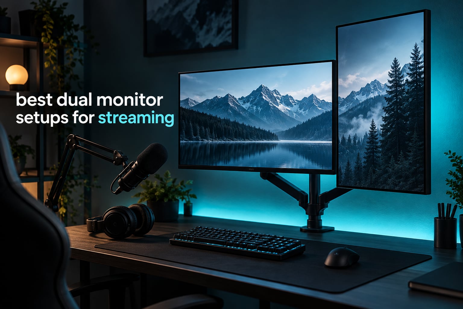 best dual monitor setups for streaming