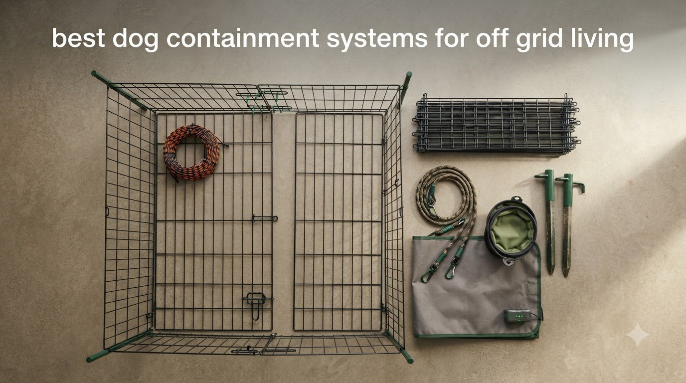 best dog containment systems for off grid living