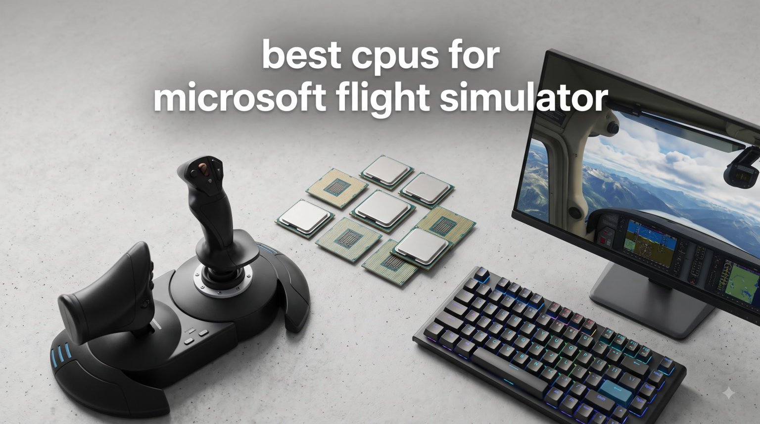 best cpus for microsoft flight simulator