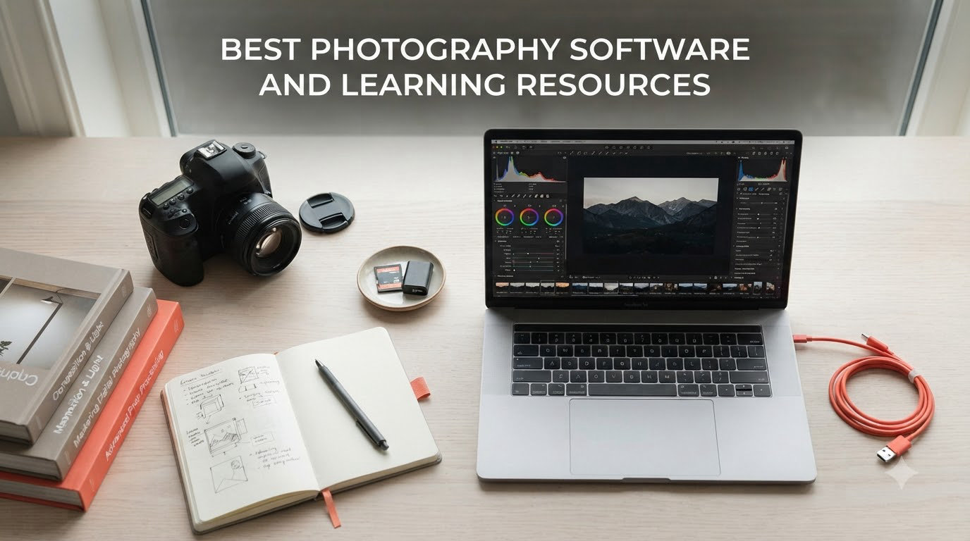 best photography software and learning resources