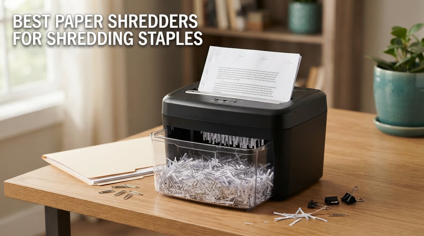 best paper shredders for shredding staples