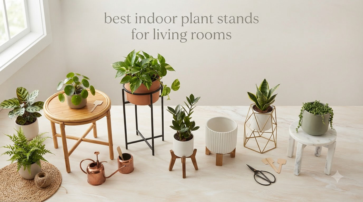 best indoor plant stands for living rooms