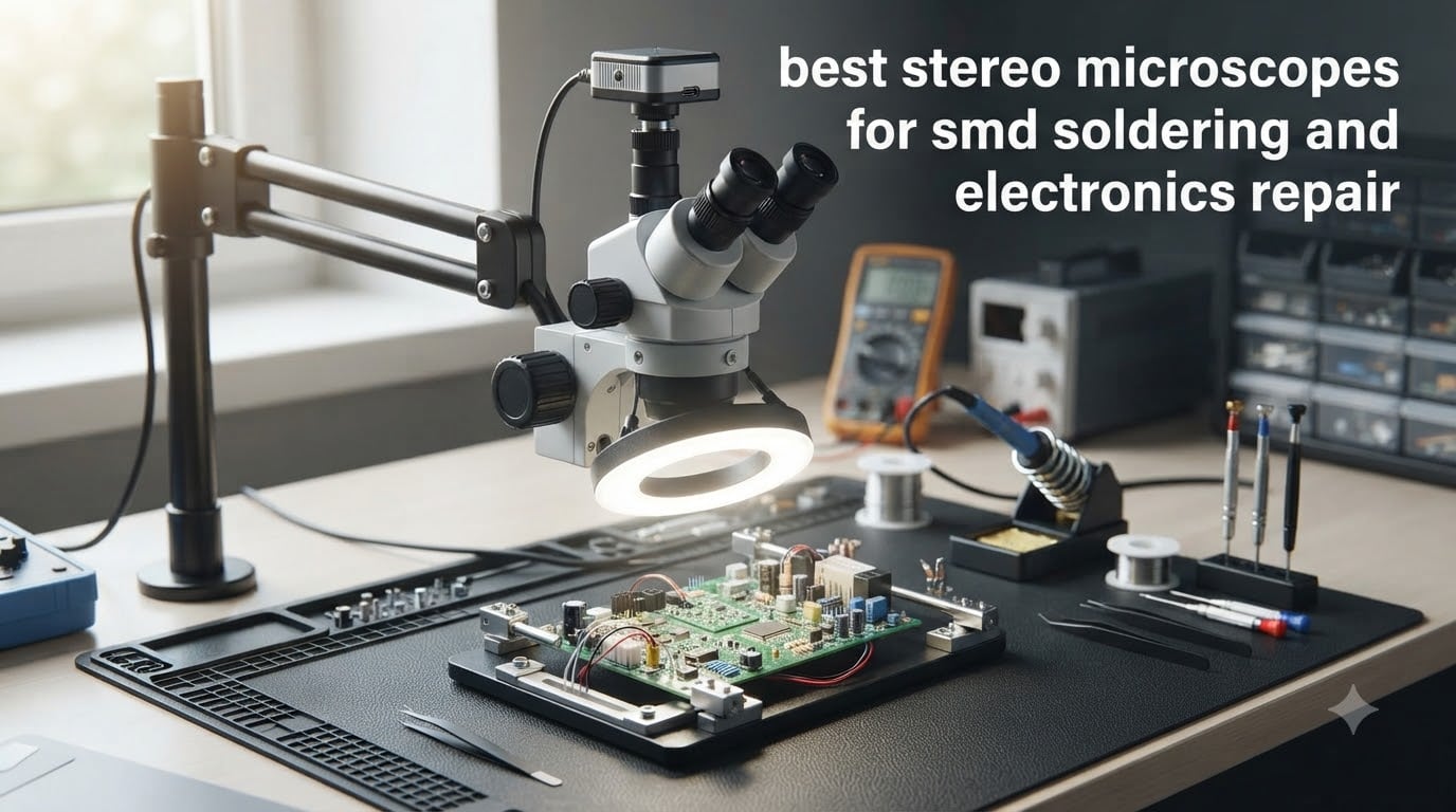best stereo microscopes for smd soldering and electronics repair