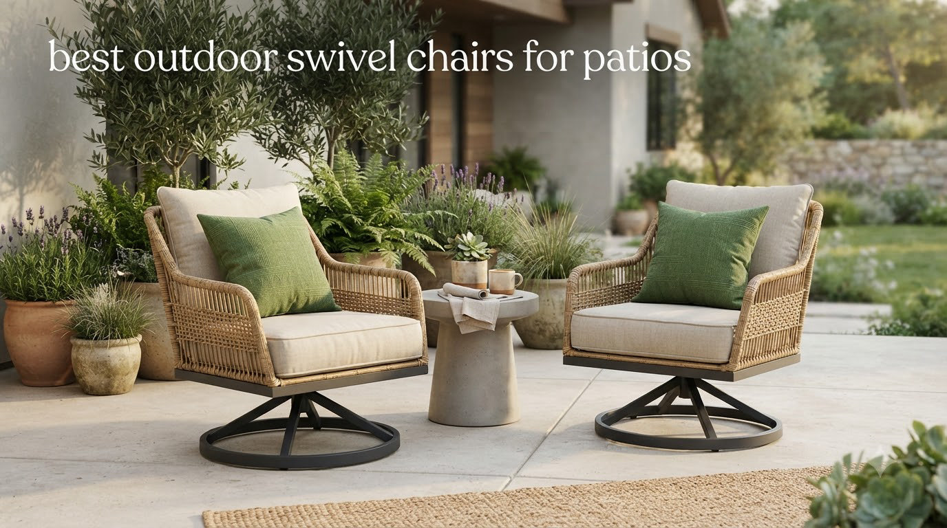 best outdoor swivel chairs for patios