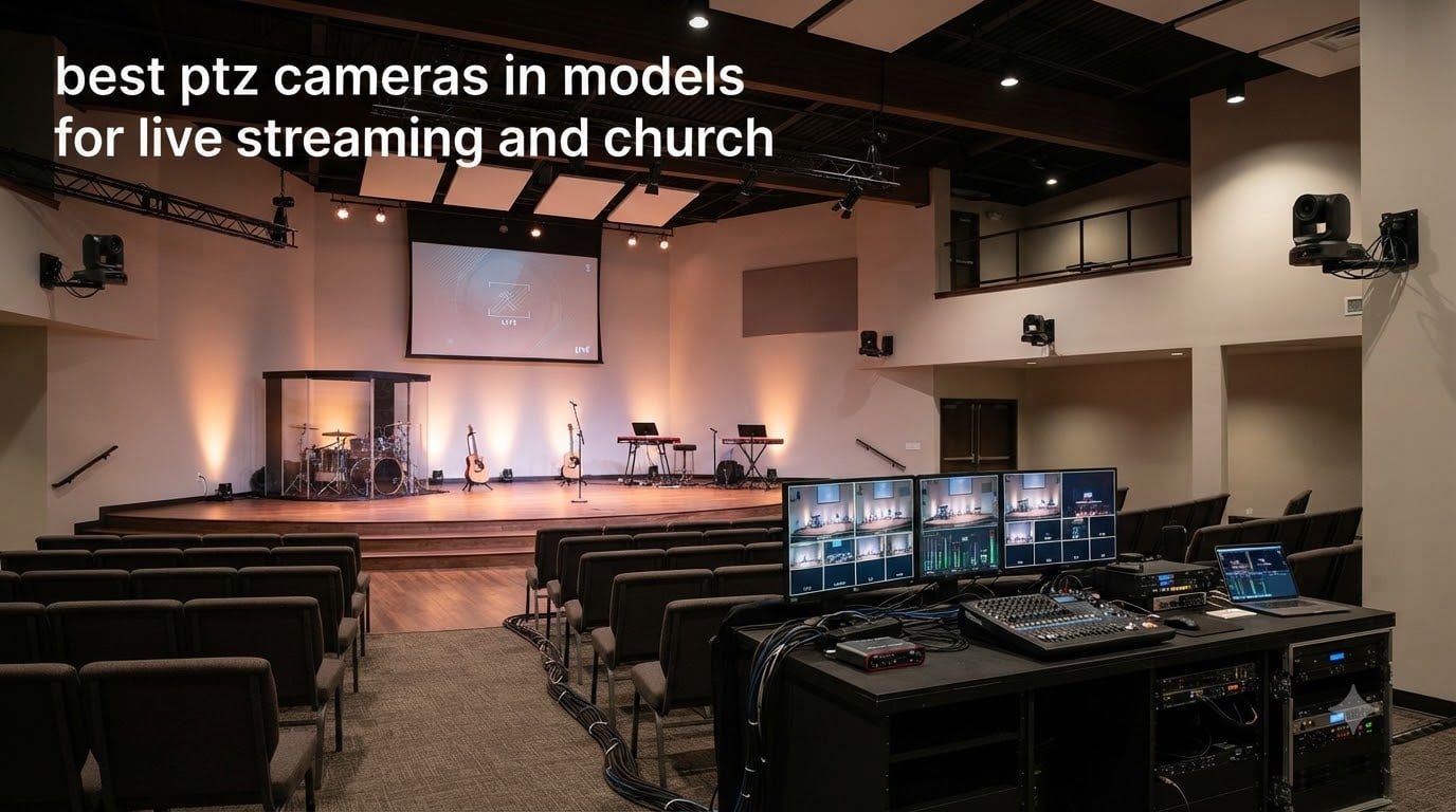 best ptz cameras in models for live streaming and church