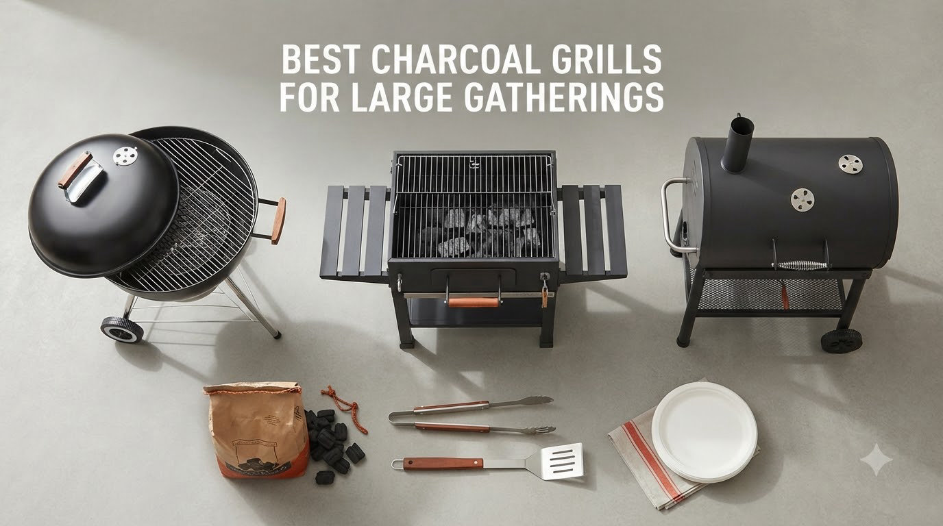 best charcoal grills for large gatherings