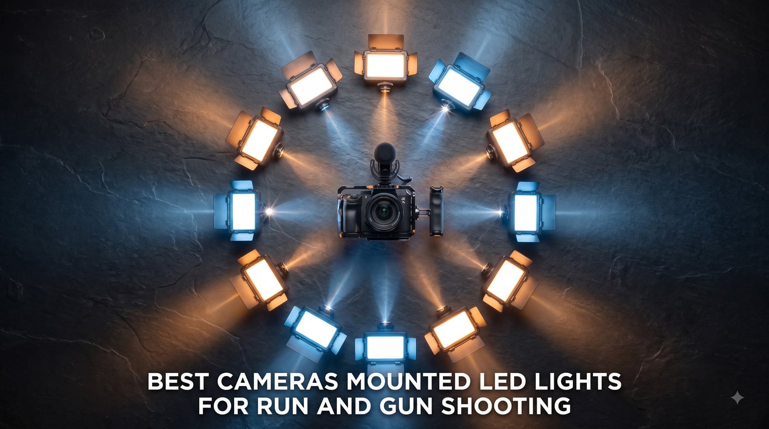 best cameras mounted led lights for run and gun shooting