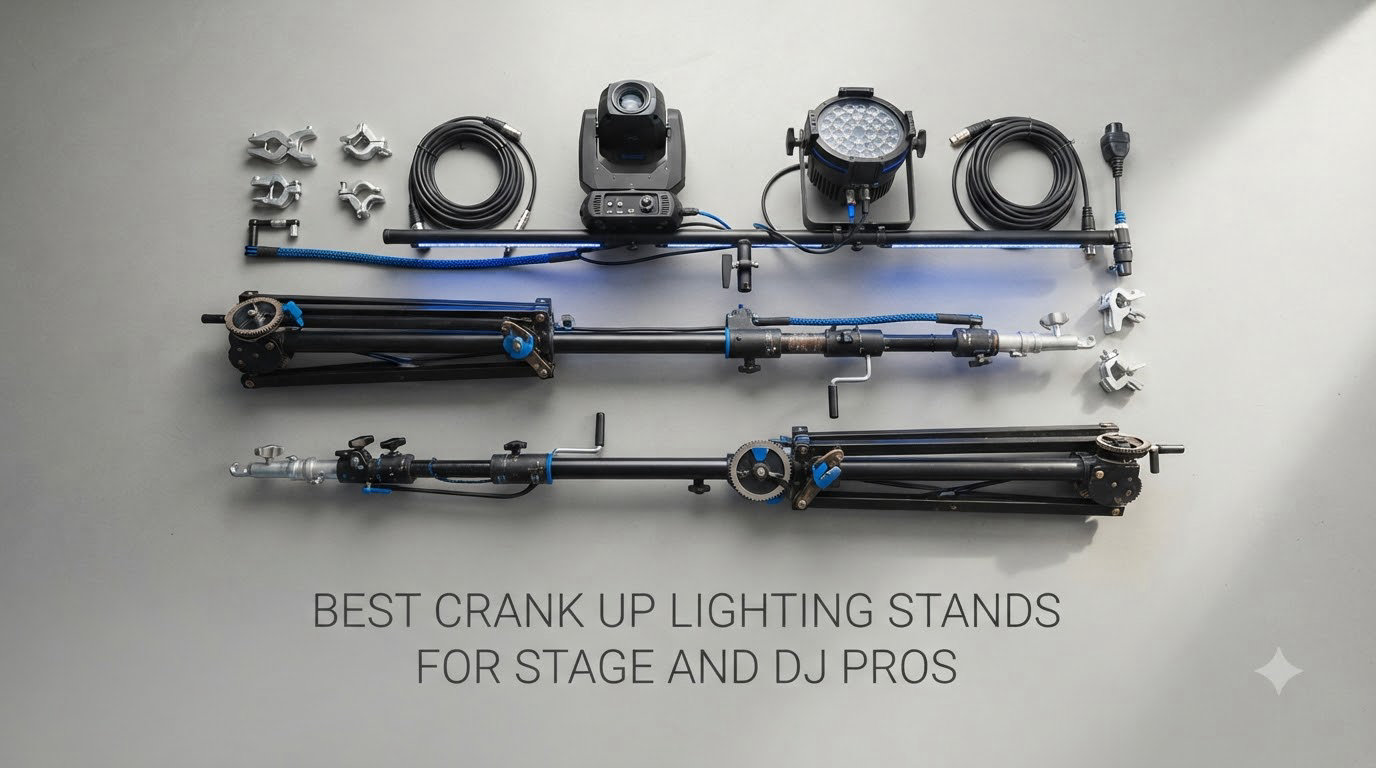 best crank up lighting stands for stage and dj pros