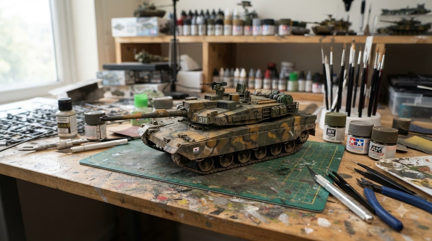 best 1/35 k2 black panther korean tank kits