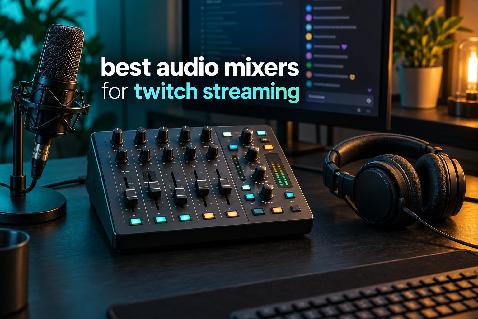 best audio mixers for twitch streaming
