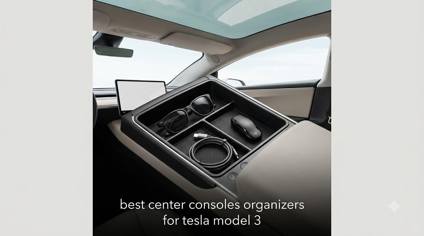 best center consoles organizers for tesla model 3