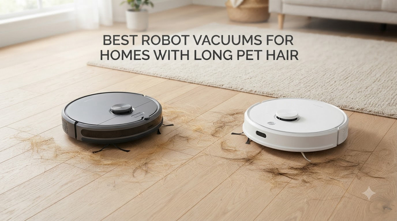best robot vacuums for homes with long pet hair