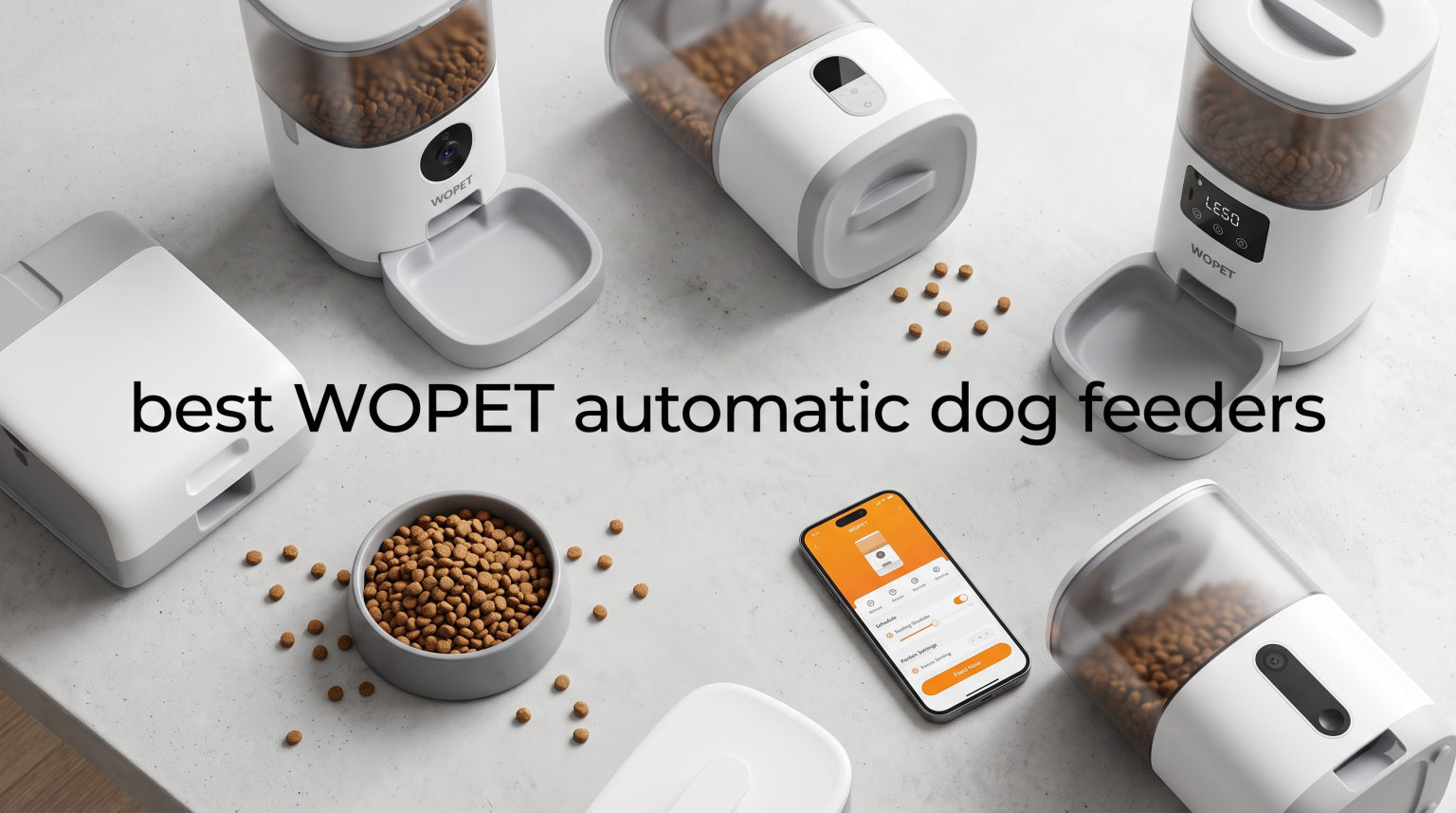 best WOPET automatic dog feeders