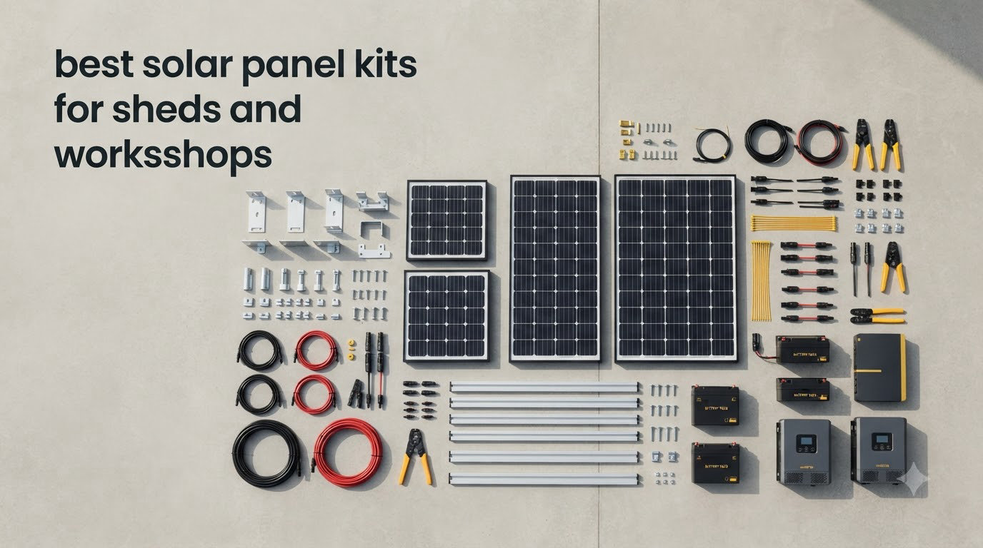 best solar panel kits for sheds and workshops