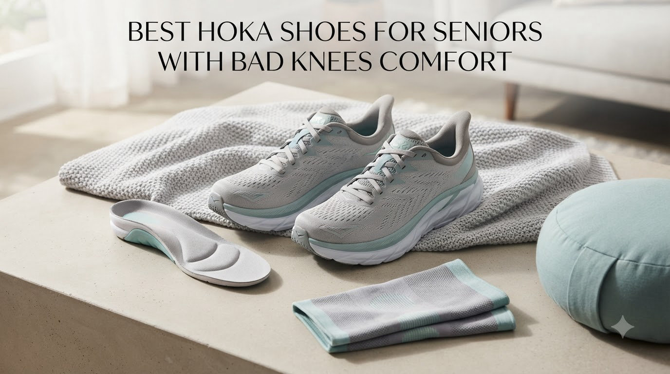best hoka shoes for seniors with bad knees comfort