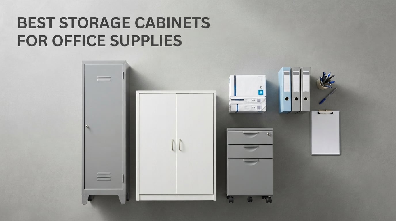 best storage cabinets for office supplies