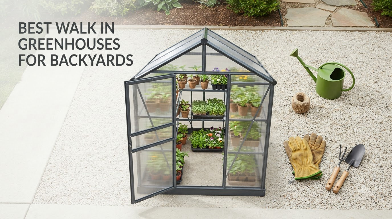 best walk in greenhouses for backyards