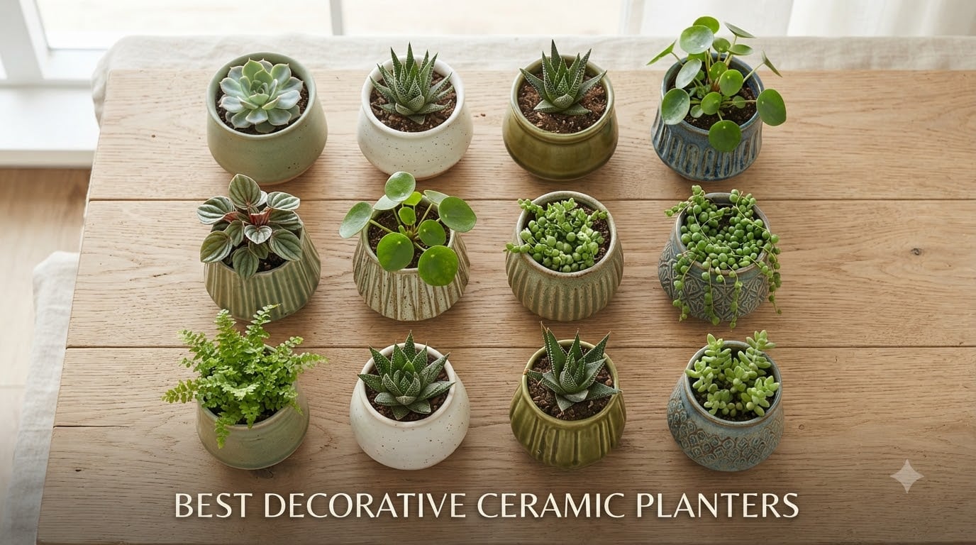 best decorative ceramic planters